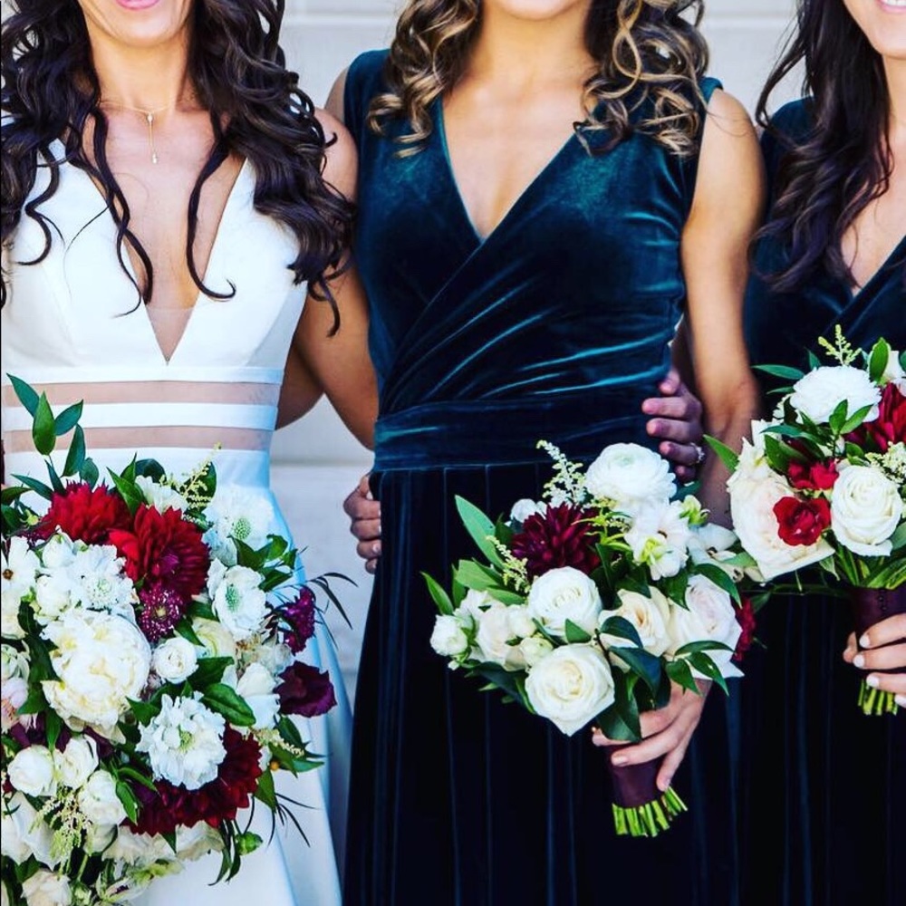 Green Velvet Gown